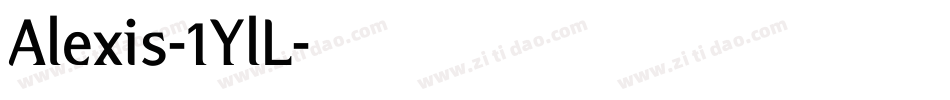 Alexis-1YlL字体转换