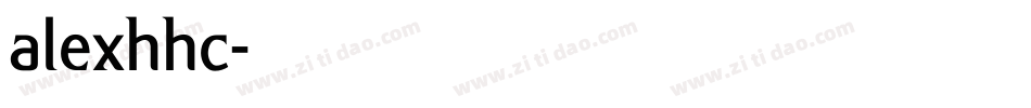 alexhhc字体转换