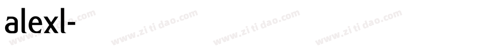 alexl字体转换