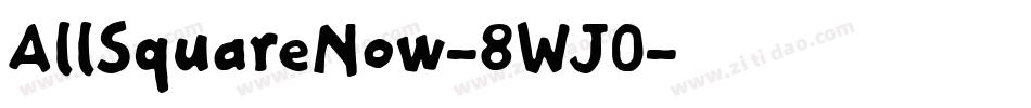 AllSquareNow-8WJ0字体转换