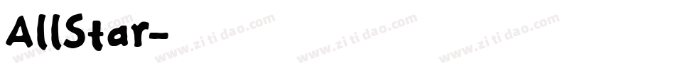 AllStar字体转换