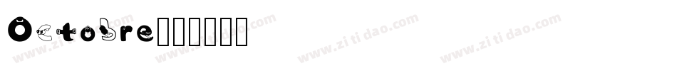 Octobre字体转换