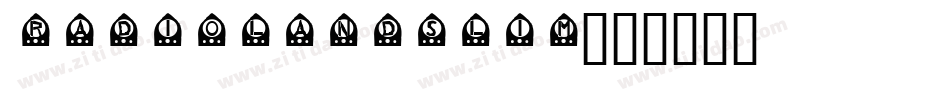 RADIOLANDSLIM字体转换