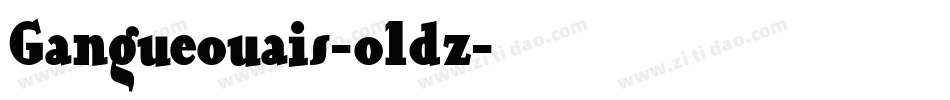 Gangueouais-o1dz字体转换