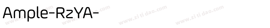 Ample-RzYA字体转换
