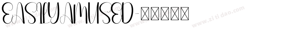 EASILYAMUSED字体转换