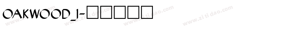 OAKWOOD_1字体转换