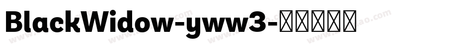 BlackWidow-yww3字体转换