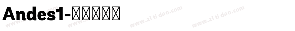 Andes1字体转换
