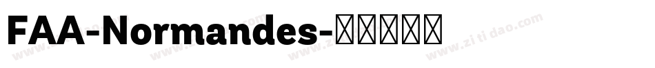 FAA-Normandes字体转换