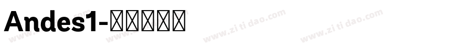 Andes1字体转换