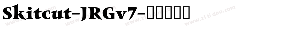 Skitcut-JRGv7字体转换