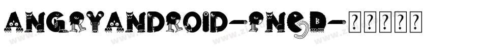 AngryAndroid-pnGD字体转换