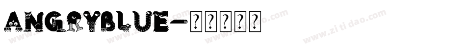 Angryblue字体转换