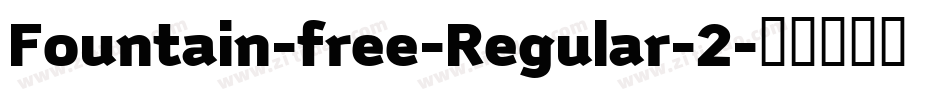 Fountain-free-Regular-2字体转换