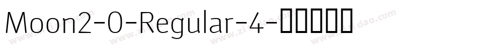 Moon2-0-Regular-4字体转换