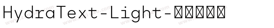 HydraText-Light字体转换