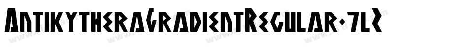 AntikytheraGradientRegular-7lZA字体转换