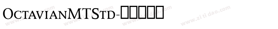 OctavianMTStd字体转换