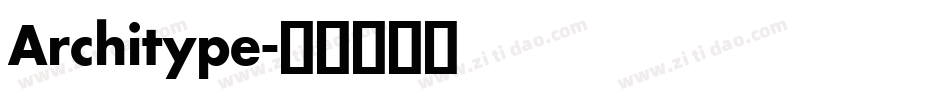 Architype字体转换