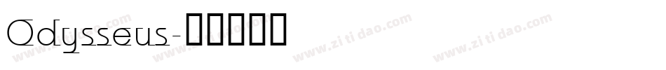 Odysseus字体转换