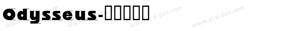 Odysseus字体转换