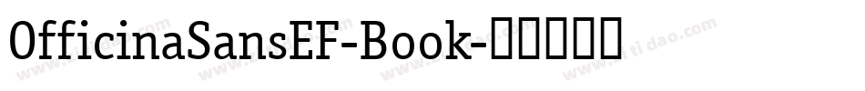 OfficinaSansEF-Book字体转换