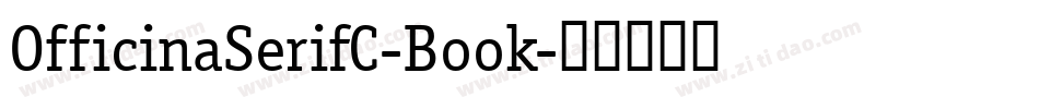 OfficinaSerifC-Book字体转换