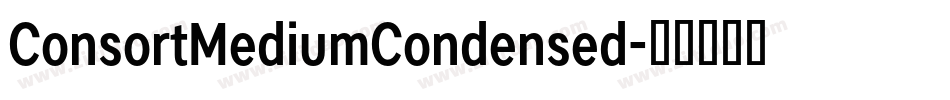 ConsortMediumCondensed字体转换