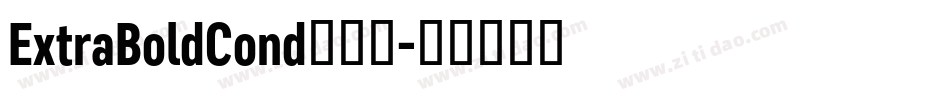 ExtraBoldCond手机版字体转换