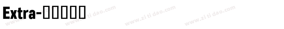 Extra字体转换