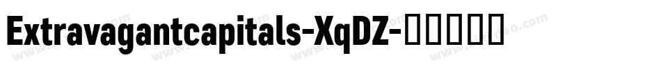 Extravagantcapitals-XqDZ字体转换