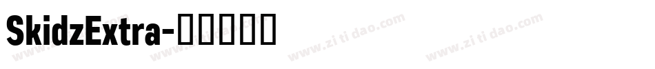 SkidzExtra字体转换