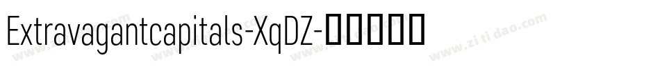Extravagantcapitals-XqDZ字体转换