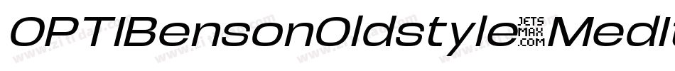 OPTIBensonOldstyle-MedIta字体转换