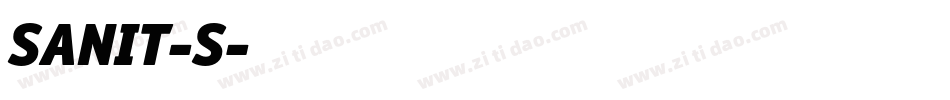 SANIT-S字体转换