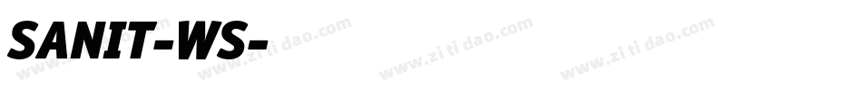 SANIT-WS字体转换