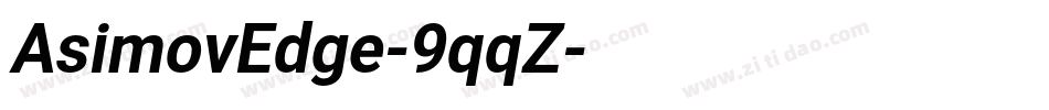 AsimovEdge-9qqZ字体转换