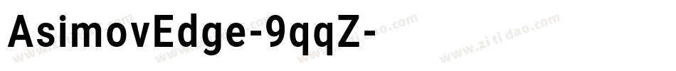 AsimovEdge-9qqZ字体转换