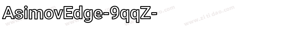 AsimovEdge-9qqZ字体转换