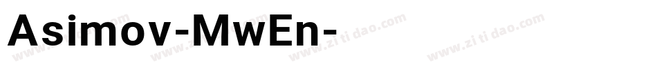 Asimov-MwEn字体转换