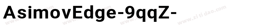 AsimovEdge-9qqZ字体转换
