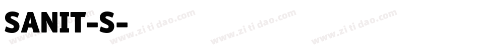 SANIT-S字体转换