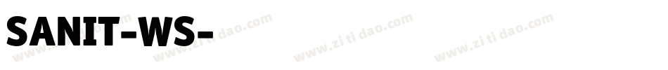 SANIT-WS字体转换