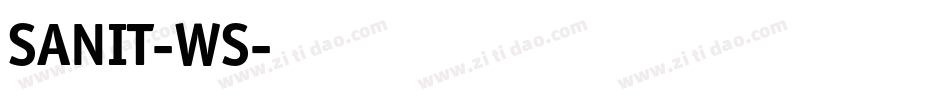 SANIT-WS字体转换