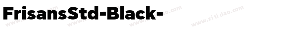 FrisansStd-Black字体转换
