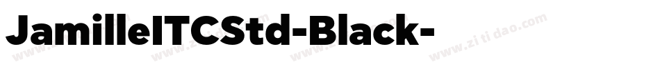 JamilleITCStd-Black字体转换