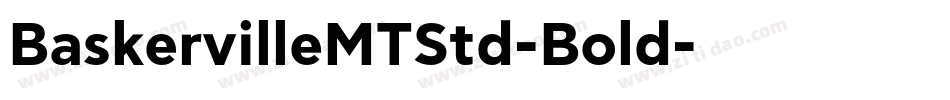 BaskervilleMTStd-Bold字体转换