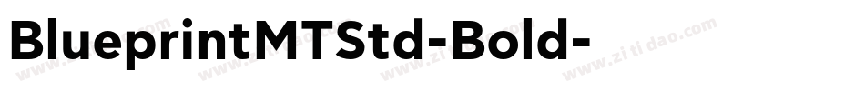 BlueprintMTStd-Bold字体转换