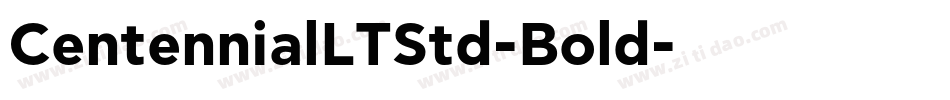 CentennialLTStd-Bold字体转换